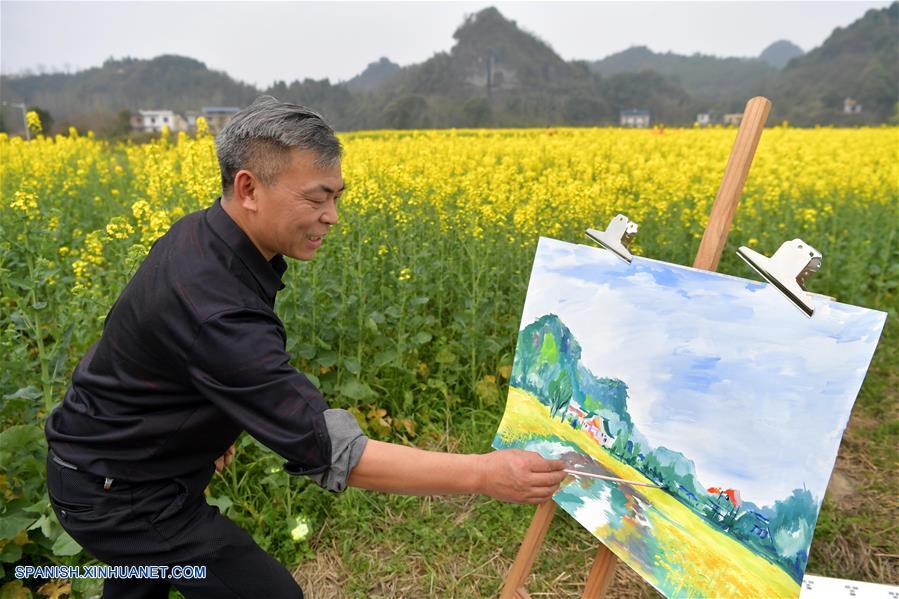 CHINA-JIANGXI-CAMPOS DE COLZA