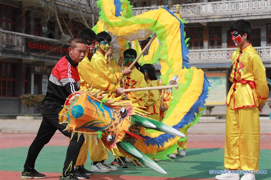 CHINA-GUIZHOU-PATRIMONIO CULTURAL-DANZA DEL DRAGON-SERIE