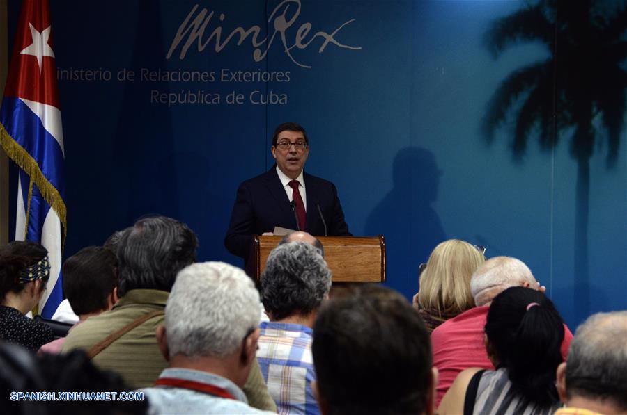 CUBA-HABANA-CANCILLER-CONFERENCIA