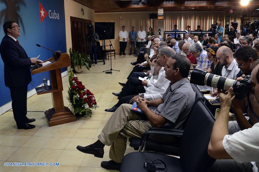 CUBA-HABANA-CANCILLER-CONFERENCIA