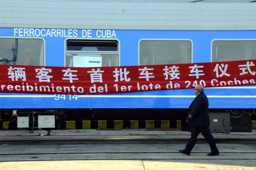CUBA-HABANA-VAGONES DE PASAJEROS CHINOS-ENTREGA
