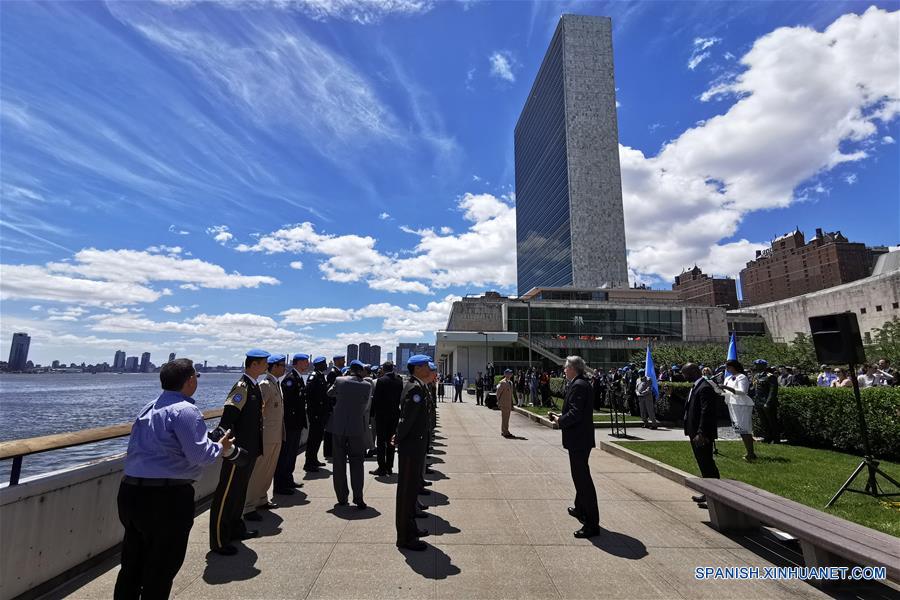 EEUU-NUEVA YORK-ONU-MEDALLA DE MANTENIMIENTO DE PAZ-CEREMONIA PREMIACION