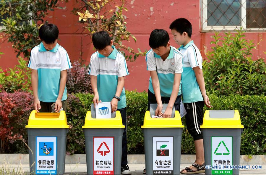 CHINA-HEBEI-CLASIFICACION DE RESIDUOS-EDUCACION 