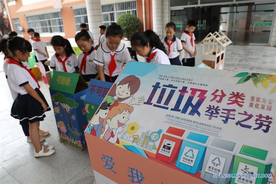 CHINA-SHANDONG-CLASIFICACION DE RESIDUOS-EDUCACION 