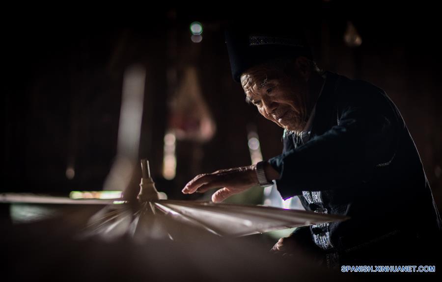 CHINA-YUNNAN-SOMBRILLA DE PAPEL DE ACEITE 