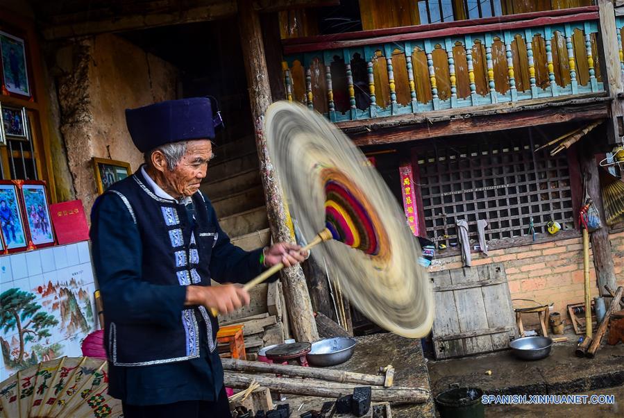 CHINA-YUNNAN-SOMBRILLA DE PAPEL DE ACEITE 
