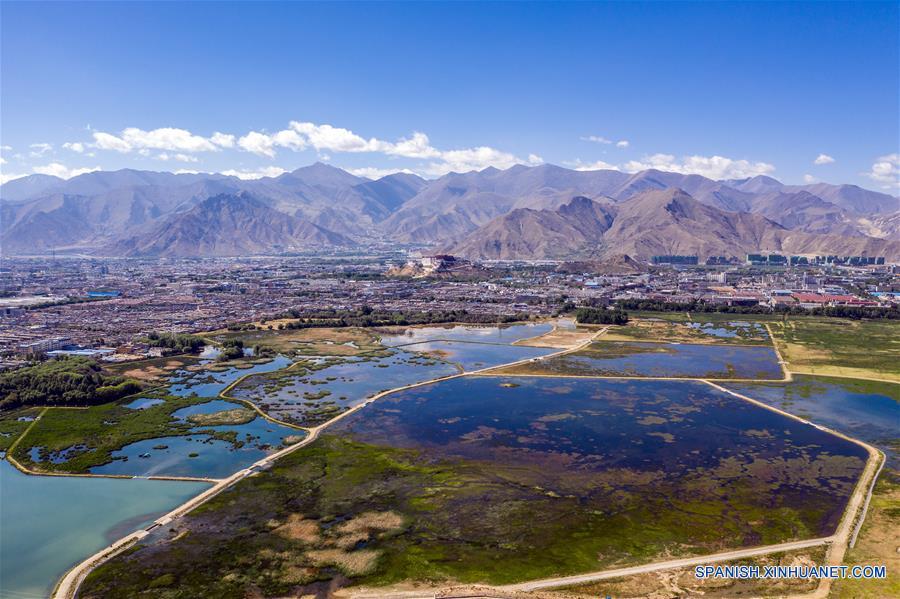 CHINA-LHASA-VISTA AEREA-SERIE