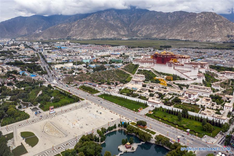 CHINA-LHASA-VISTA AEREA-SERIE