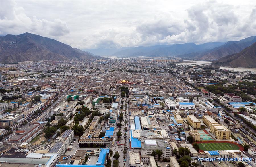 CHINA-LHASA-VISTA AEREA-SERIE