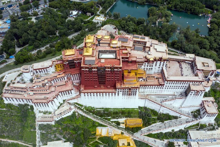 CHINA-LHASA-VISTA AEREA-SERIE