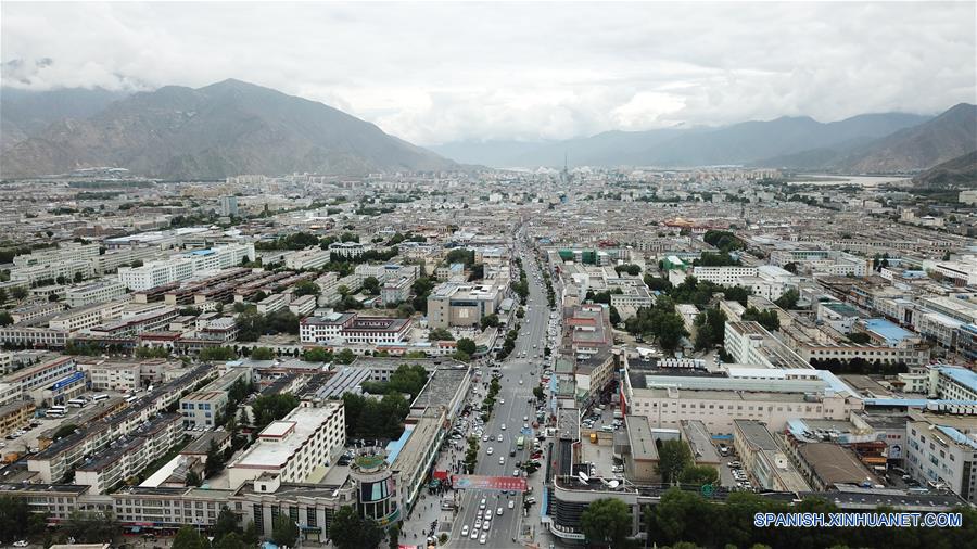 CHINA-LHASA-VISTA AEREA-SERIE