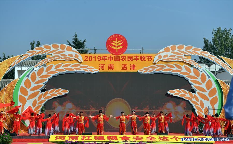 CHINA-HENAN-FESTIVAL DE LA COSECHA-CELEBRACION 