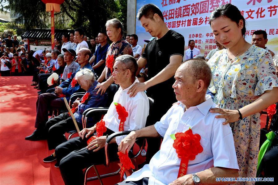 CHINA-FUJIAN-FESTIVAL CHONGYANG-CELEBRACION