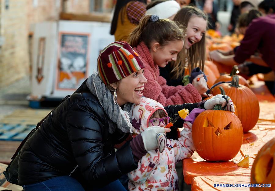 EEUU-ILLINOIS-FESTIVAL DE CALABAZAS