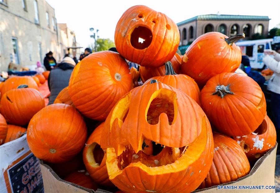 EEUU-ILLINOIS-FESTIVAL DE CALABAZAS