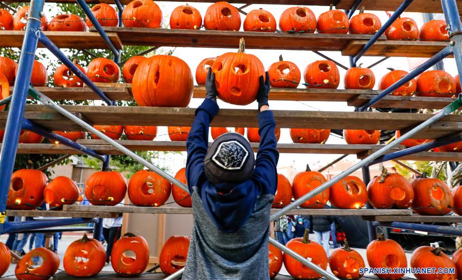EEUU-ILLINOIS-FESTIVAL DE CALABAZAS
