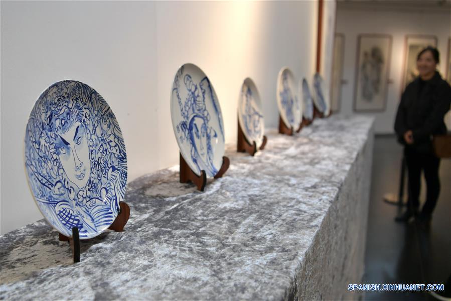 CHINA-SHANXI-TAIYUAN-EXPOSICION DE PINTURA 