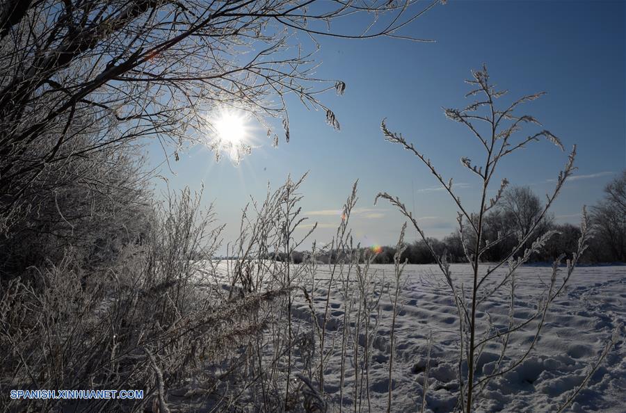 CHINA-HEILONGJIANG-HUMA-ESCARCHA
