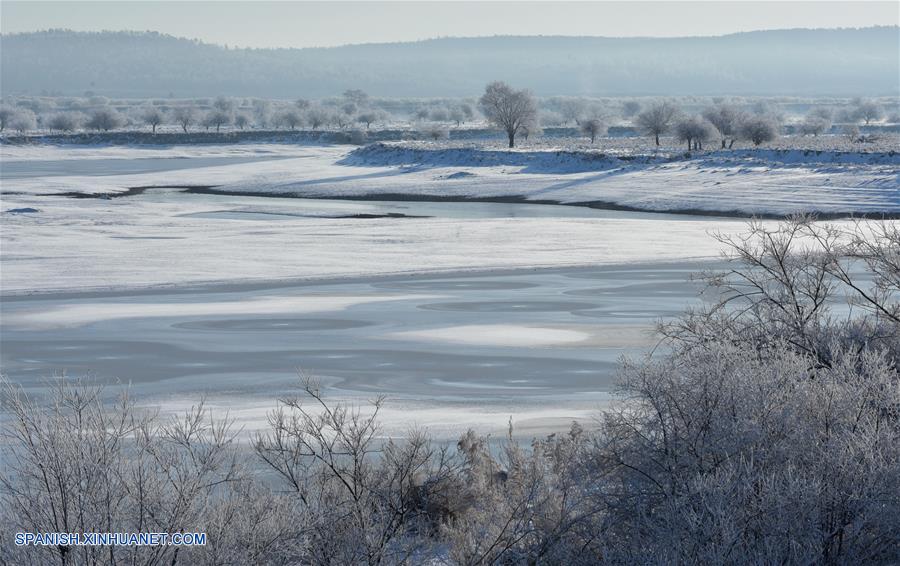 CHINA-HEILONGJIANG-HUMA-ESCARCHA