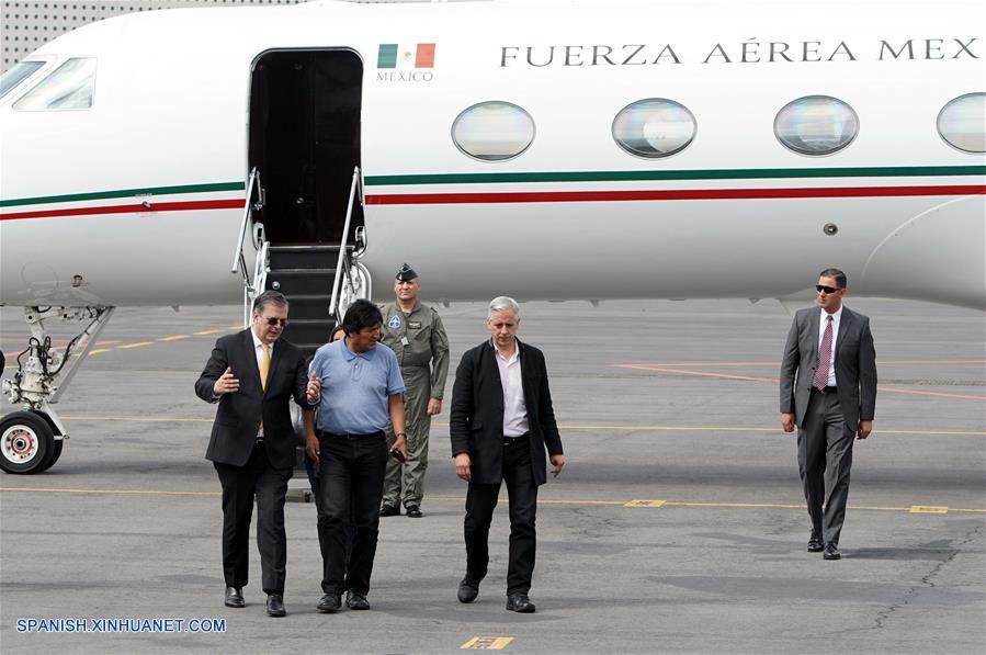MEXICO-CIUDAD DE MEXICO-BOLIVIA-EVO MORALES-LLEGADA