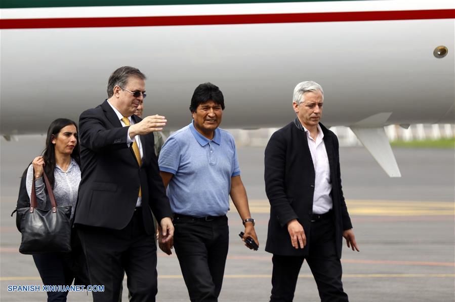MEXICO-CIUDAD DE MEXICO-BOLIVIA-EVO MORALES-LLEGADA