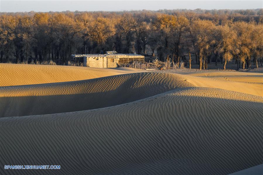 CHINA-XINJIANG-NATURALEZA-RIO KERIYA-SERIE