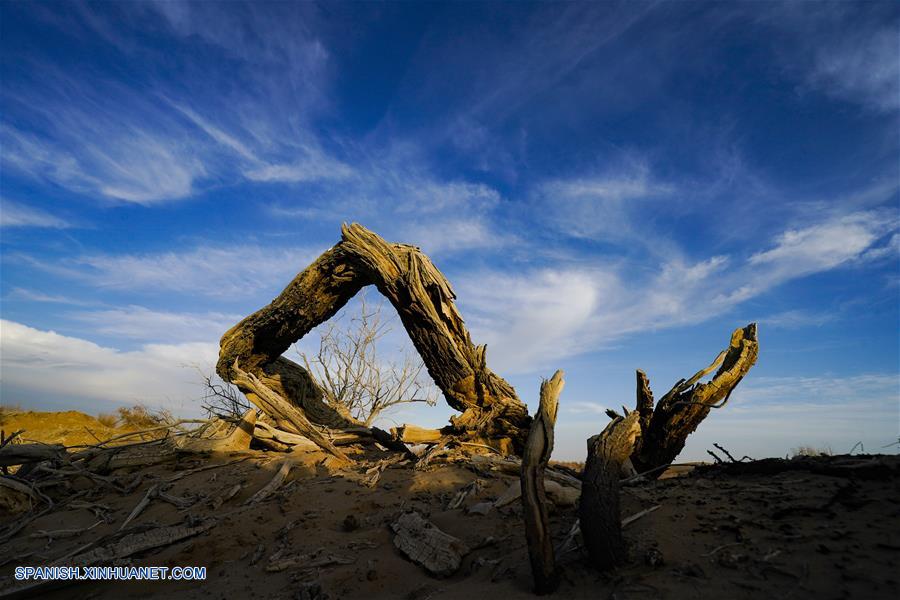CHINA-XINJIANG-NATURALEZA-RIO KERIYA-SERIE