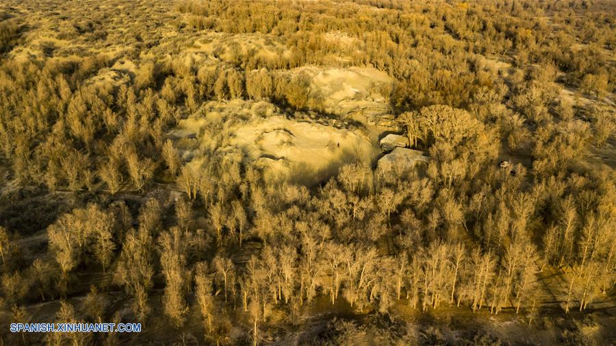 CHINA-XINJIANG-NATURALEZA-RIO KERIYA-SERIE