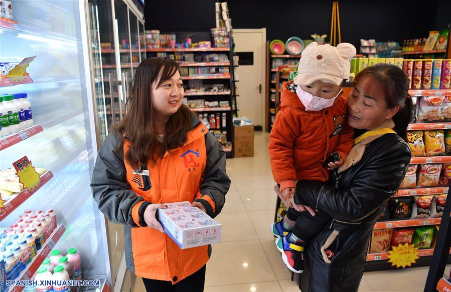 CHINA-XI'AN-PERSONAS CON DISCAPACIDAD MENTAL-SUPERMERCADO ESPECIAL