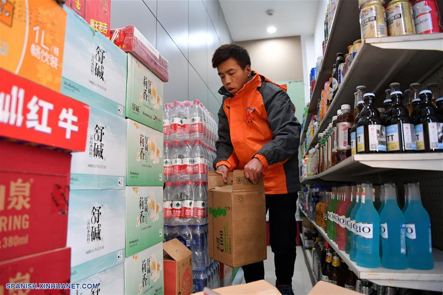 CHINA-XI'AN-PERSONAS CON DISCAPACIDAD MENTAL-SUPERMERCADO ESPECIAL