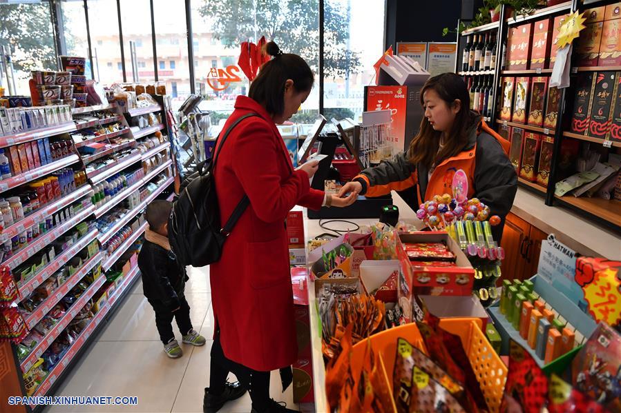 CHINA-XI'AN-PERSONAS CON DISCAPACIDAD MENTAL-SUPERMERCADO ESPECIAL
