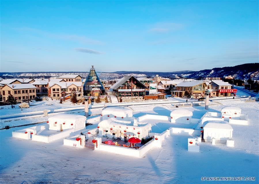 CHINA-HEILONGJIANG-MOHE-PAISAJE DE INVIERNO