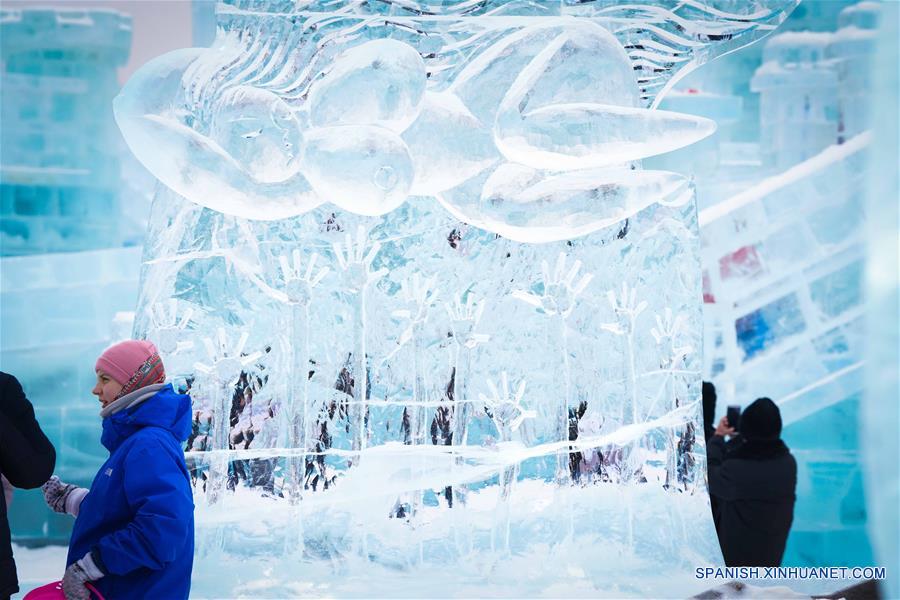 CHINA-HARBIN-ESCULTURAS DE HIELO