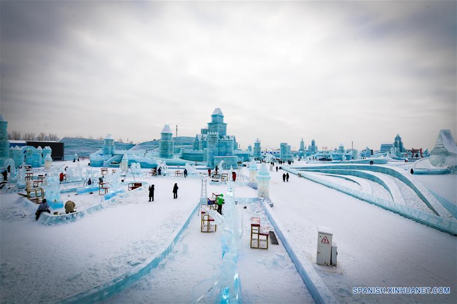 CHINA-HARBIN-ESCULTURAS DE HIELO