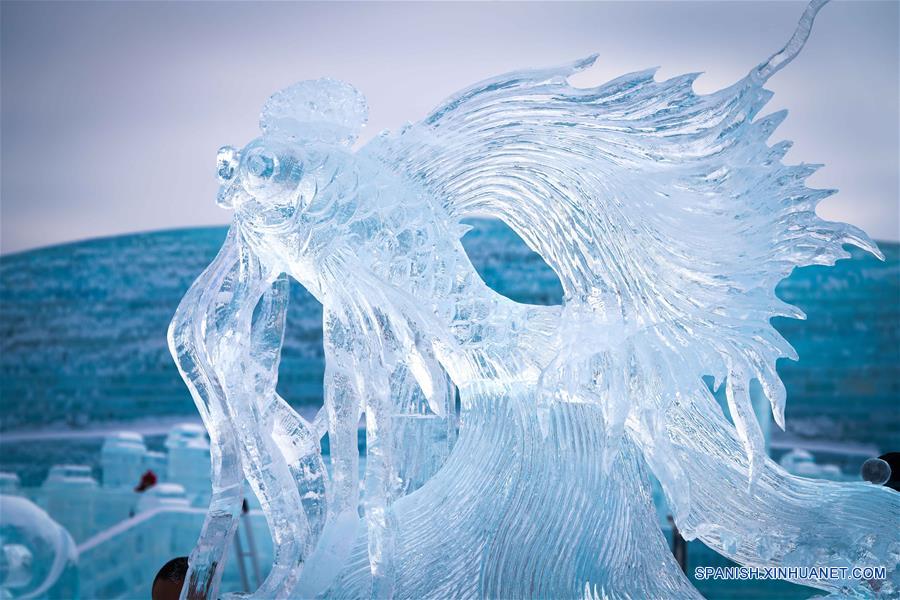 CHINA-HARBIN-ESCULTURAS DE HIELO