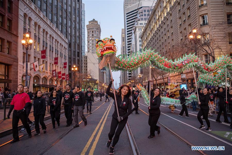 EEUU-SAN FRANCISCO-A&Ntilde;O NUEVO LUNAR CHINO-DESFILE