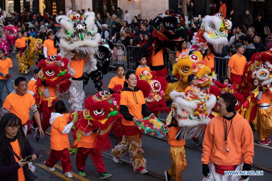 EEUU-SAN FRANCISCO-A&Ntilde;O NUEVO LUNAR CHINO-DESFILE