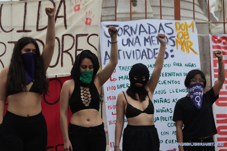 MEXICO-CIUDAD JUAREZ-DIA INTERNACIONAL DE LA MUJER-MANIFESTACION