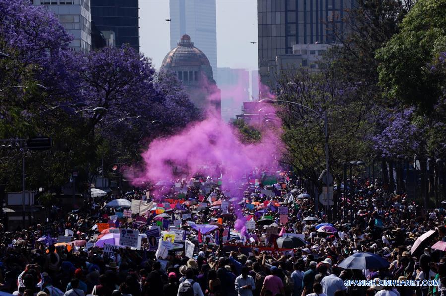 MEXICO-CIUDAD DE MEXICO-DIA INTERNACIONAL DE LA MUJER-MANIFESTACION