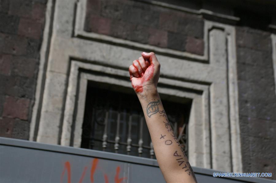 MEXICO-CIUDAD DE MEXICO-DIA INTERNACIONAL DE LA MUJER-MANIFESTACION