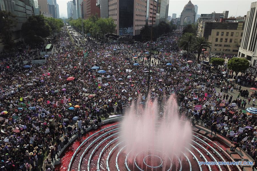 MEXICO-CIUDAD DE MEXICO-DIA INTERNACIONAL DE LA MUJER-MANIFESTACION