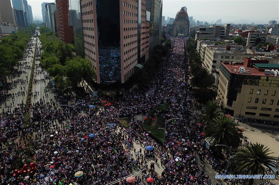 MEXICO-CIUDAD DE MEXICO-DIA INTERNACIONAL DE LA MUJER-MANIFESTACION