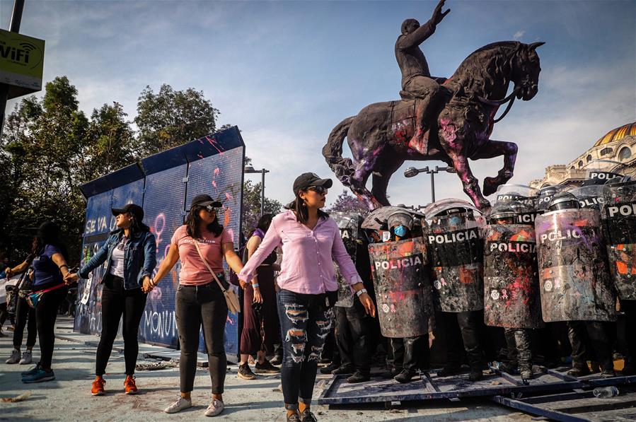 MEXICO-CIUDAD DE MEXICO-DIA INTERNACIONAL DE LA MUJER-MANIFESTACION 