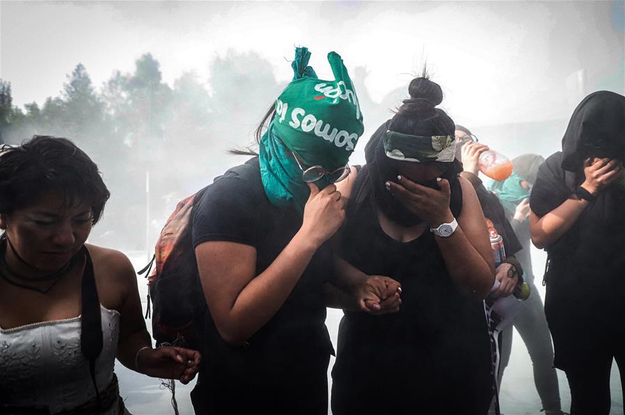 MEXICO-CIUDAD DE MEXICO-DIA INTERNACIONAL DE LA MUJER-MANIFESTACION 