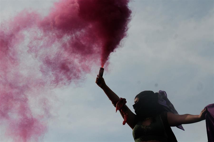 MEXICO-CIUDAD DE MEXICO-DIA INTERNACIONAL DE LA MUJER-MANIFESTACION 
