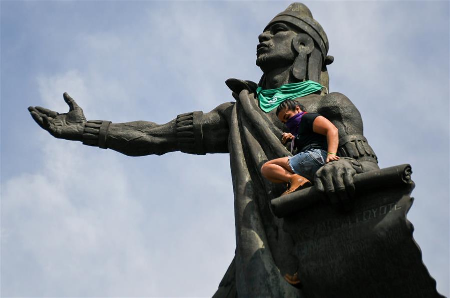 MEXICO-NEZAHUALCOYOTL-DIA INTERNACIONAL DE LA MUJER-MANIFESTACION
