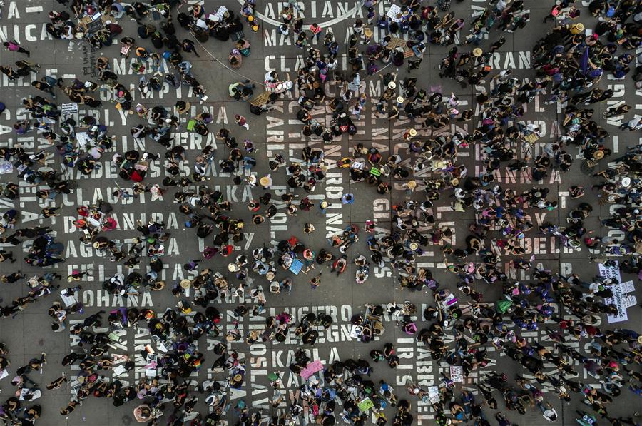 MEXICO-CIUDAD DE MEXICO-DIA INTERNACIONAL DE LA MUJER-MANIFESTACION