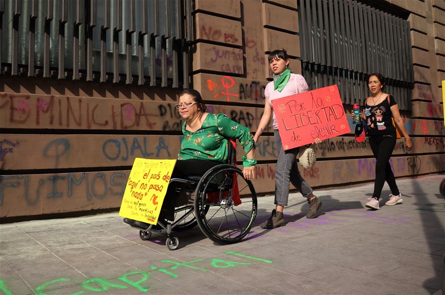 MEXICO-CIUDAD DE MEXICO-DIA INTERNACIONAL DE LA MUJER-MANIFESTACION