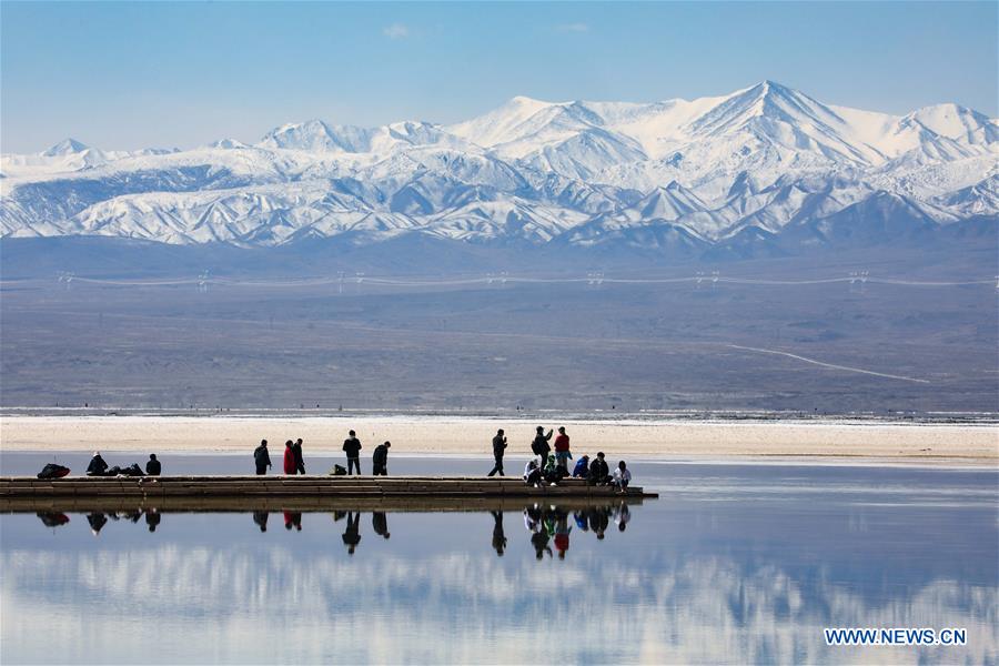 CHINA-QINGHAI-WULAN-LAGO SALADO CAKA-REAPERTURA