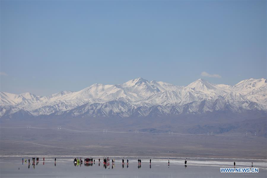 CHINA-QINGHAI-WULAN-LAGO SALADO CAKA-REAPERTURA